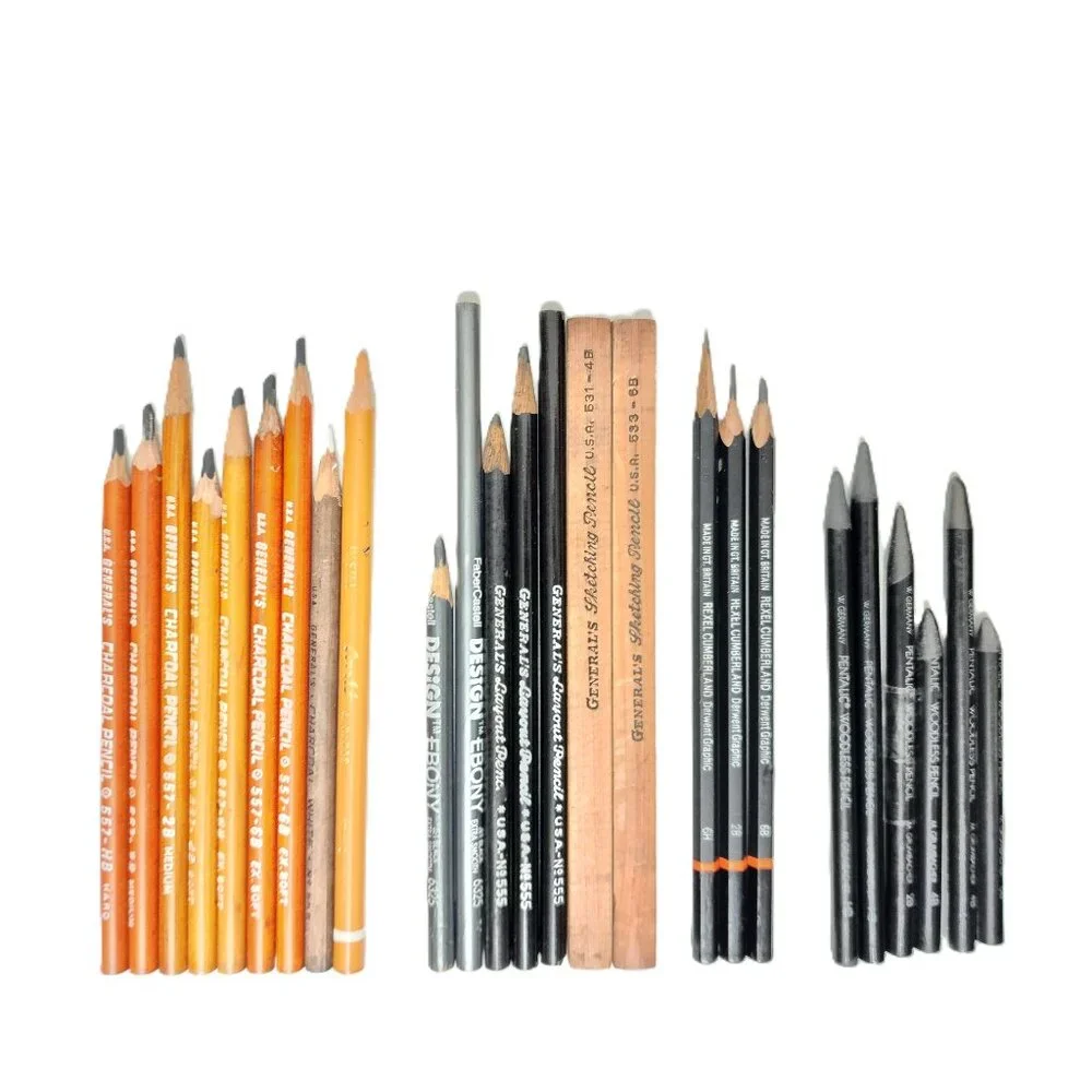 Quality Professional Artist Graphite & Charcoal Drawing & Sketching Pencils